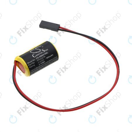 Batterie für Siemens Simatic S7-300, 400, 900mAh, Li-MnO2, 3V, 575332TA, HQ