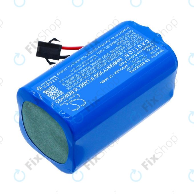 Akku batterie für Lenovo, Neebo, Prixton, Ecovacs, Ultenic, 2600mAh, Li-Ion, 14.4V, 220-6225-0020, HQ