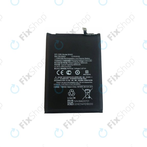 Xiaomi Redmi 9T - Akku Batterie BN62 6000mAh