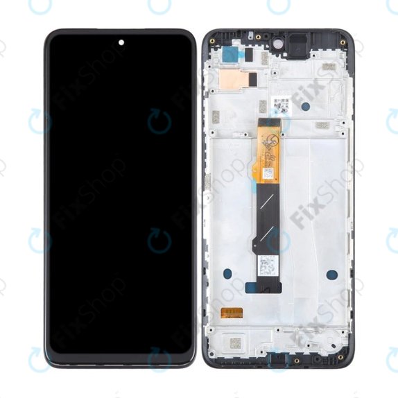 Motorola Moto G42 XT2233 - LCD Display + Touchscreen Front Glas + Rahmen (Black) TFT