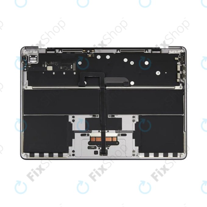 Oberer Tastaturrahmen für MacBook Air 13", A3113 (2024), mit US-Tastatur und Akku, Space Gray, 661-40227, Genuine Apple
