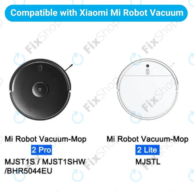 Ersatzteilset für Xiaomi Mi Robot Vacuum Mop 2 Pro, 2 Lite (1x Hauptbürste, 2x Filter, 2x Seitenbürste, 2x Wischtuch)
