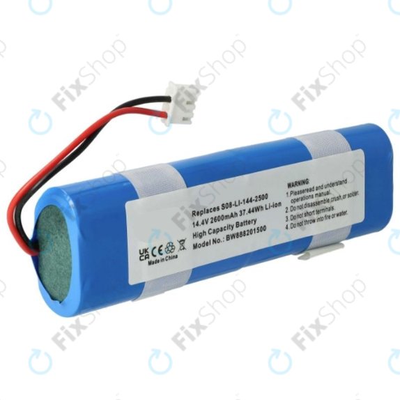 Ecovacs Deebot DJ35, DK35, DN55 - Akku Batterie S08-LI-144-2500 Li-Ion 14.4V 2600mAh