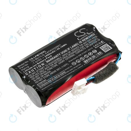Akku batterie für LG Music Flow P7, Xboom Go PK7, 3400mAh, Li-Ion, 7.4V, TD-Bb11LG, HQ