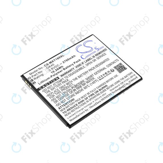 Motorola Moto E4 XT1761 - Akku Batterie GK40 2700mAh HQ