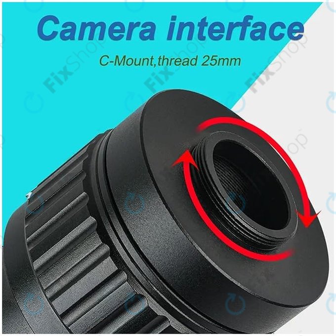 CTV Adapter 1X für Trinokulares Mikroskop, C-Mount