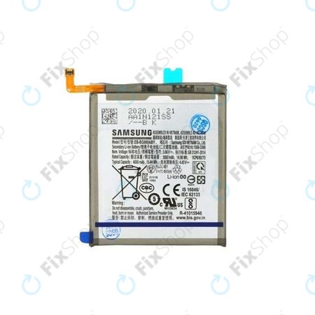 Samsung Galaxy S20 G980F - Akku Batterie EB-BG980ABY 4000mAh - GH82-22122A Genuine Service Pack