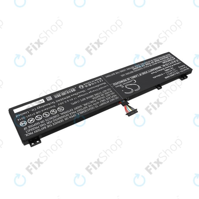 Akku batterie für Lenovo Legion 5 15ARH7H, 82RD0002SB, 5100mAh, Li-Pol, 15.44V, L21C4PC1, HQ
