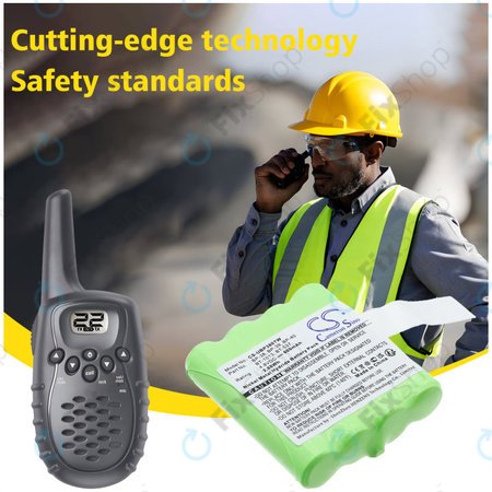 Batterie für Uniden Gmr1048-2ck, 600mAh, Ni-MH, 4.8V, 21-1926, HQ