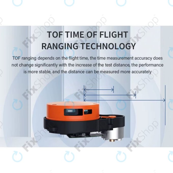Xiaomi Roborock S4 Max, S5, S5 Max, S6, S6 MaxV, S6 Pure, S7, Mijia 1S - Laser-Distanzsensor