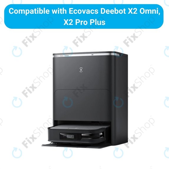 Ersatzteilset für Ecovacs Deebot X2 Omni (2x Hauptbürste, 4x Filter, 4x Seitenbürste, 8x Wischtuch, 4x Staubbeutel)