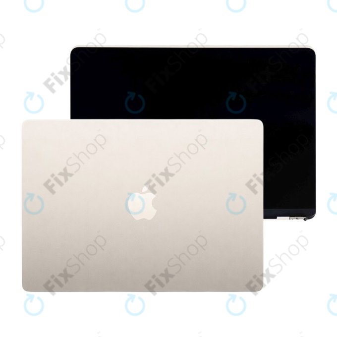 LCD-Display für MacBook Air 15", A3241 (2025), mit Frontglas und Deckel, Starlight, 661-50130, Genuine Apple