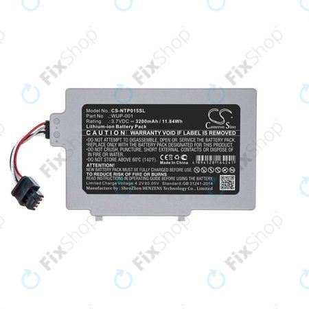 Batterie für Nintendo Wii U GamePad, 3200mAh, Li-Ion, 3.7V, WUP-001, HQ