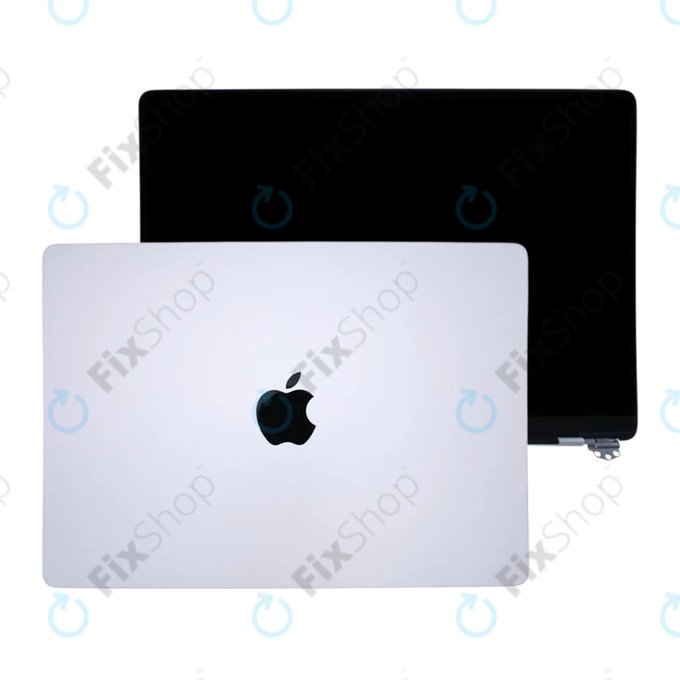 LCD-Display für MacBook Pro 14", A3112, A3185 (2024), mit Frontglas und Deckel, Silver, 661-41792, Genuine Apple