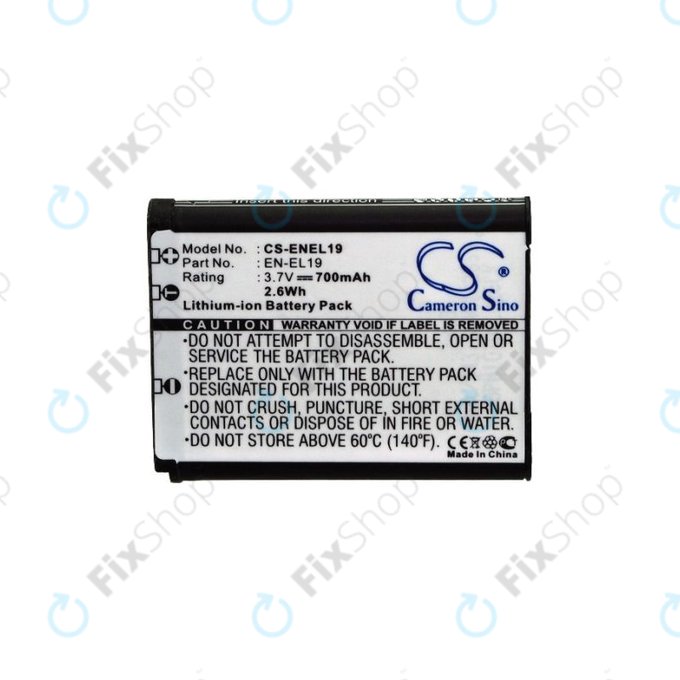 Sony Cyber-shot DSC-RX0, Nikon Coolpix S - Akku Batterie NP-BJ1 Li-Ion 700mAh HQ