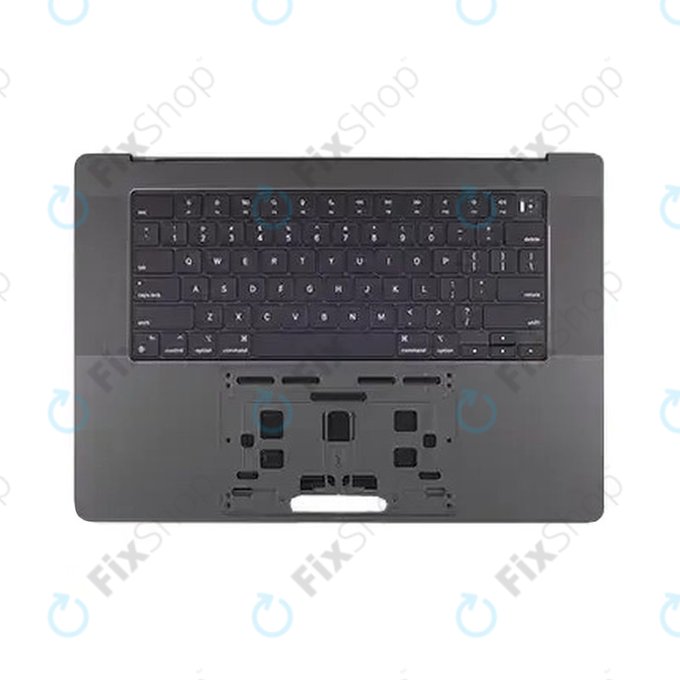 Oberer Tastaturrahmen für MacBook Pro 16", A3403 (2024), mit US-Tastatur und Akku, Space Black, 661-42823, Genuine Apple