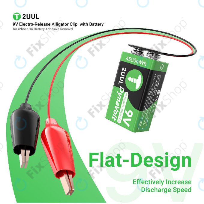 Krokodilklemme mit 9V Elektro-Auslöser, 2UUL BT04