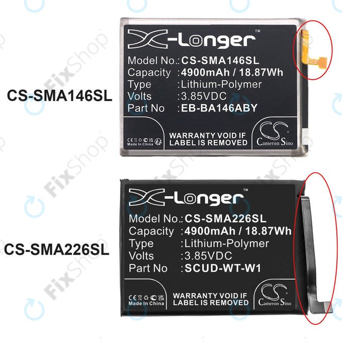 Samsung Galaxy A22 5G A226B - Akku Batterie SCUD-WT-W1, WT-S-W1 4900mAh HQ