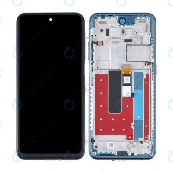 Nokia X20 TA-1341 TA-1344 - LCD Display + Touchscreen Front Glas + Rahmen (Nordic Blue) TFT