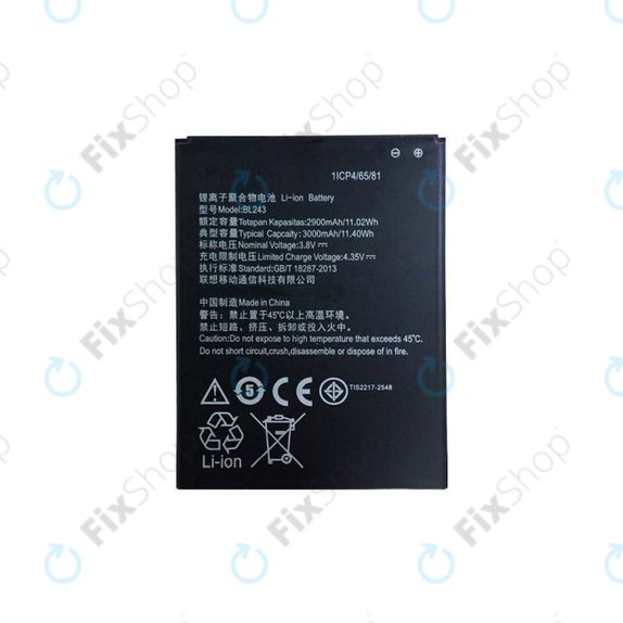Lenovo A7000 - Akku Batterie BL243 3000mAh
