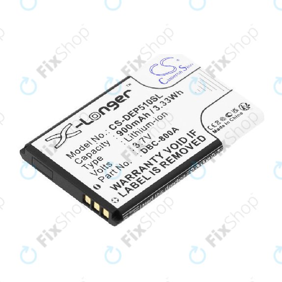 Batterie für Doro 1360, 900mAh, Li-ion, 3.7V, DBC-800A, HQ