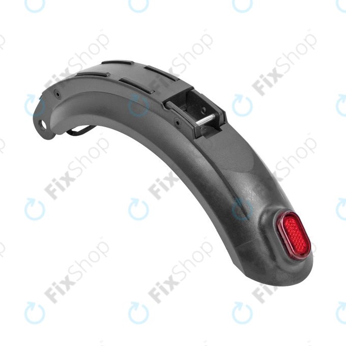 Kugoo S1, S1 Pro, S2, S3 - Hinterer Kotflügel mit Licht und Kabel (Black)