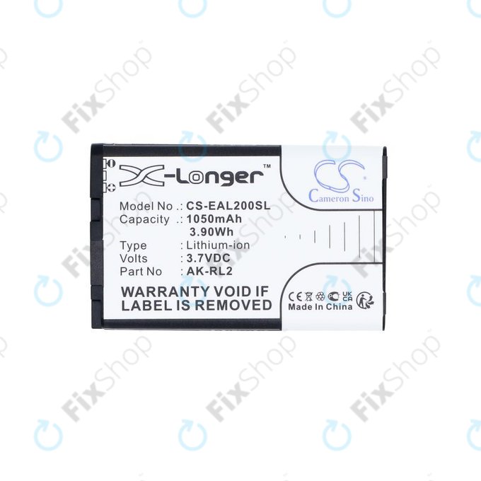 Akku batterie für Emporia Essence Plus, Talk comfort, V20, 1050mAh, Li-Ion, 3.7V, AK-RL2, HQ