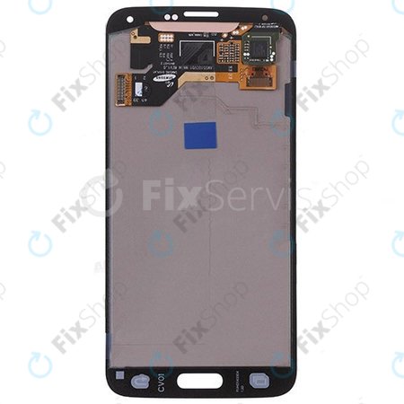 Samsung Galaxy S5 Mini G800F - LCD Display + Touchscreen Front Glas (Charcoal Black) - GH97-16147A Genuine Service Pack