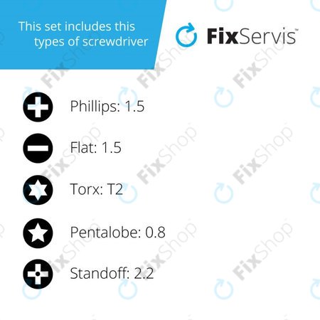 Nanch 6in1 Tragbar - Präzisionsschraubendreher aus Vanadium-Stahl