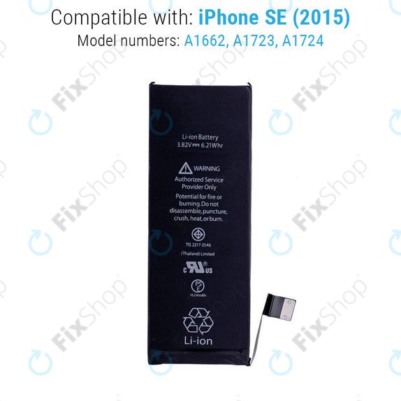 Apple iPhone SE - Akku Batterie 1624mAh Service Pack