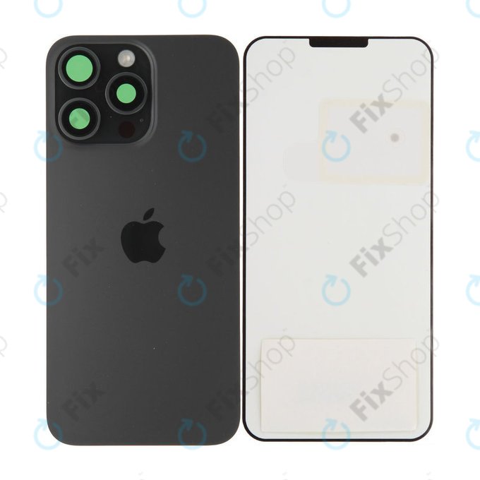 Backcover Glas für iPhone 15 Pro Max | Black Titanium | 661-36907 | Genuine Apple