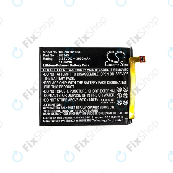 Nokia 6.1 - Akku Batterie HE345 3000mAh HQ