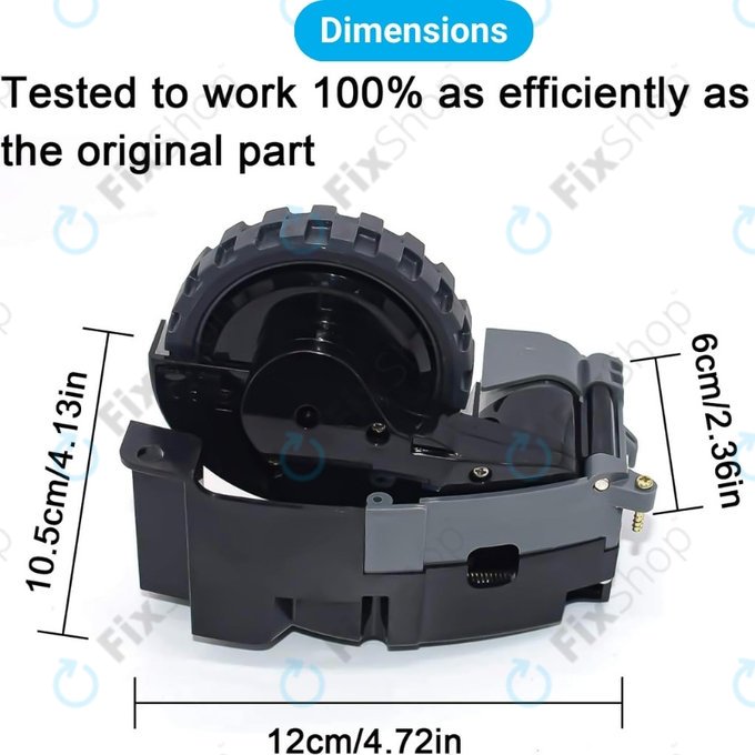 iRobot Roomba e-series, i-series, j-series - Rad mit Motor (Links)