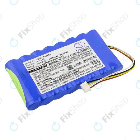 Akku batterie für Chauvin Arnoux 6116, 8335, Scopix Mobiles Oscilloscope II, Megger CA 6543, 3600mAh, Ni-MH, 9.6V, P-1482, HQ