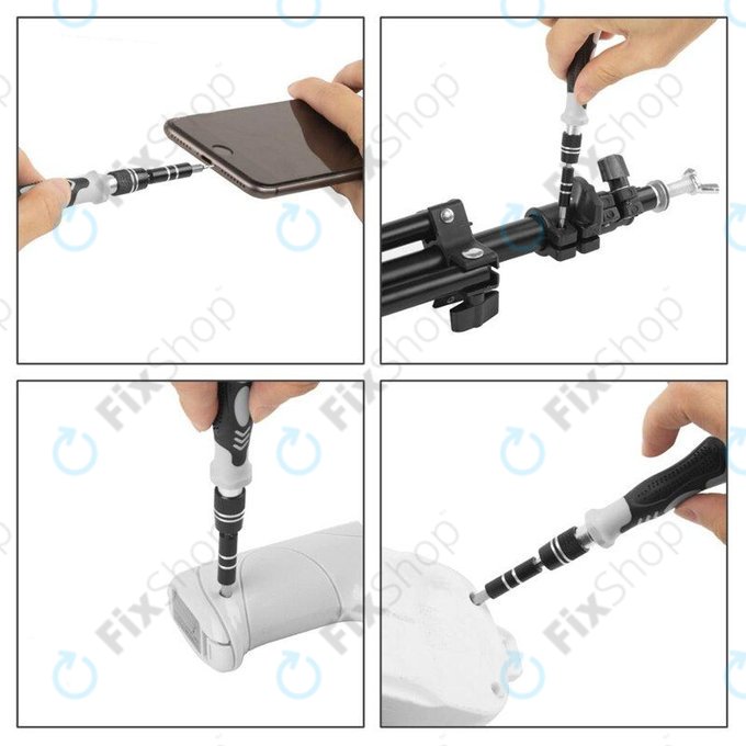 Kingsdun - Professionelles Schraubendreher-Set für iPhone 117in1