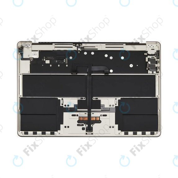 Oberer Tastaturrahmen für MacBook Air 15", A3114 (2024), mit US-Tastatur und Akku, Starlight, 661-40268, Genuine Apple