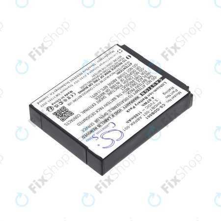 Akku batterie für GoPro HD Hero, Hero2, 1100mAh, Li-Ion, 3.7V, AHDBT-001, HQ