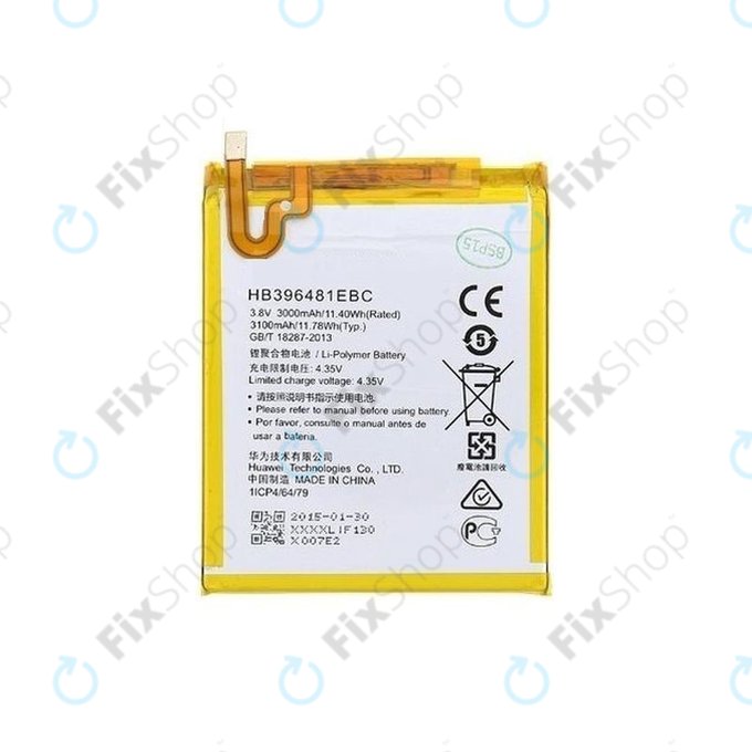 Huawei G8, Y6 II, Honor 5X - Akku Batterie HB396481EBC 3100mAh