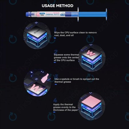 iFixes i506 Pink Performance Thermal Compound - Wärmeleitpaste für Telefon/Tablet, 50g