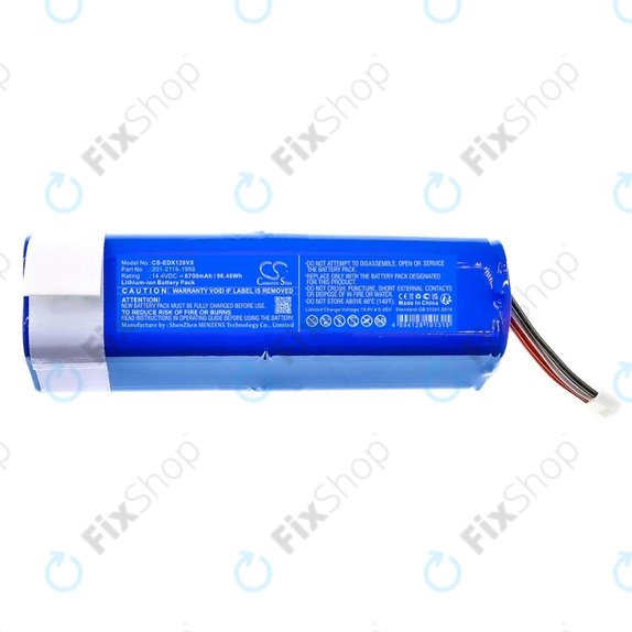 Ecovacs Deebot X-series, T-series, N-series - Akku Batterie 201-2115-1959 Li-Ion 14.4V 6700mAh HQ
