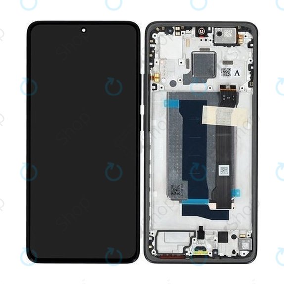 Xiaomi Poco X7 Pro - LCD Display + Touchscreen Front Glas + Rahmen (Black) OLED