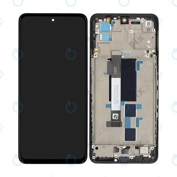 Xiaomi Poco X3 GT 21061110AG - LCD Display + Touchscreen Front Glas + Rahmen (Stargaze Black) - 560003K10A00 Genuine Service Pack