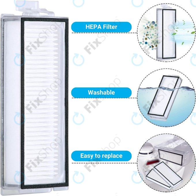 Xiaomi Roborock Q7, Q7+, Q7 Max, Q7 Max+, T8 - Standard-Set (Weiß)