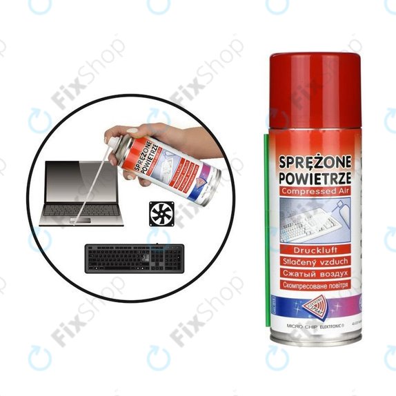 Micro Chip Electronic - Druckluftreiniger (entflammbar) - 400ml