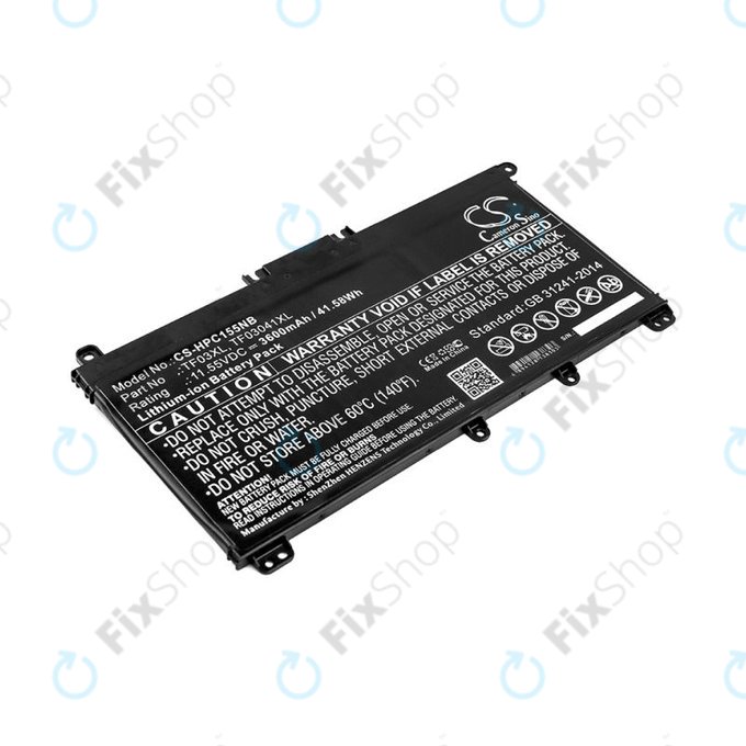 Akku batterie für HP Pavilion 14, 15, X360, 3600mAh, Li-Ion, 11.55V, TF03XL, HQ
