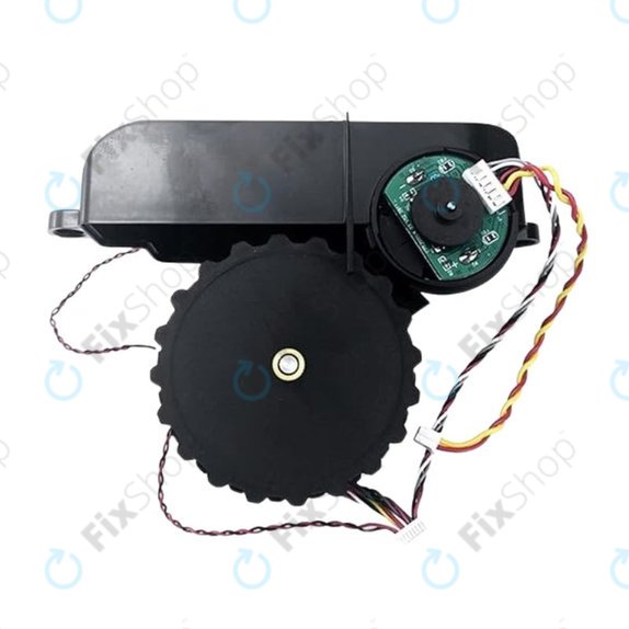 Xiaomi Mi Robot Vacuum Mop Pro (P), Viomi V2 Pro, V3 - Rad mit Motor (Links) (Schwarz)
