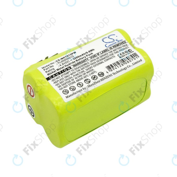 Akku batterie für Makita 6722D, 6723DW, 2000mAh, Ni-MH, 4.8V, TL00000012, HQ