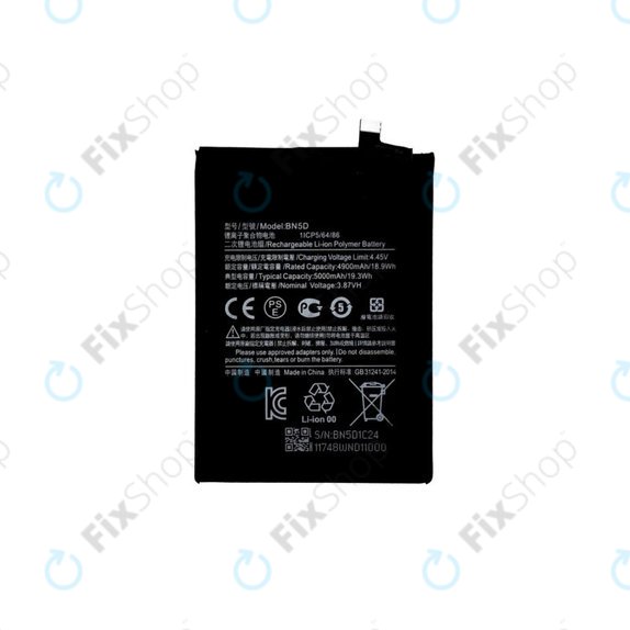 Xiaomi Redmi Note 11, Note 11S - Akku Batterie BN5D 4900mAh