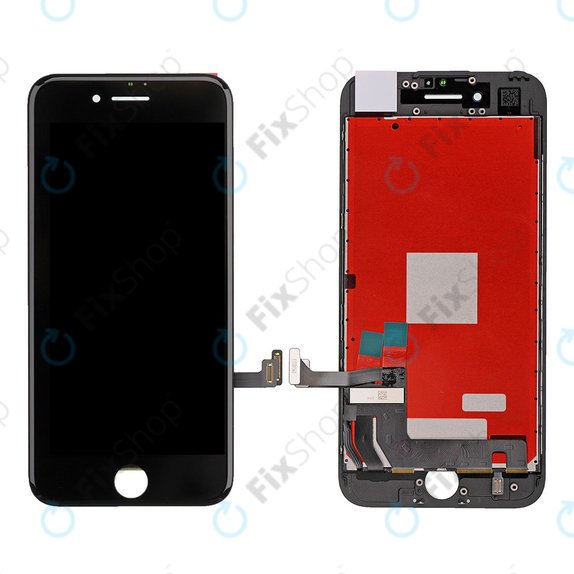 Display für iPhone 7, Black, Touchscreen-Glas mit Rahmen, Refurbished
