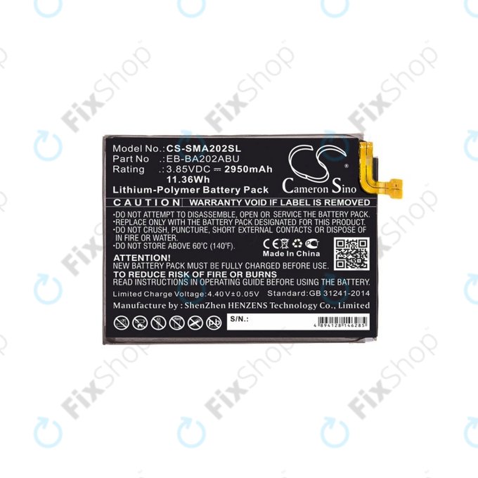 Samsung Galaxy A20e A202F - Akku Batterie EB-BA202ABU 2950mAh HQ